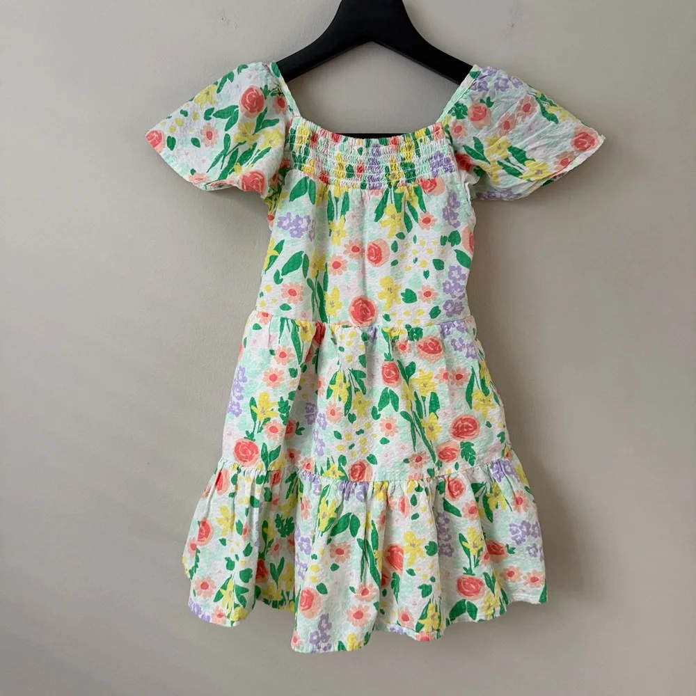 Cat & Jack Floral Kids Dress XS (4/5)